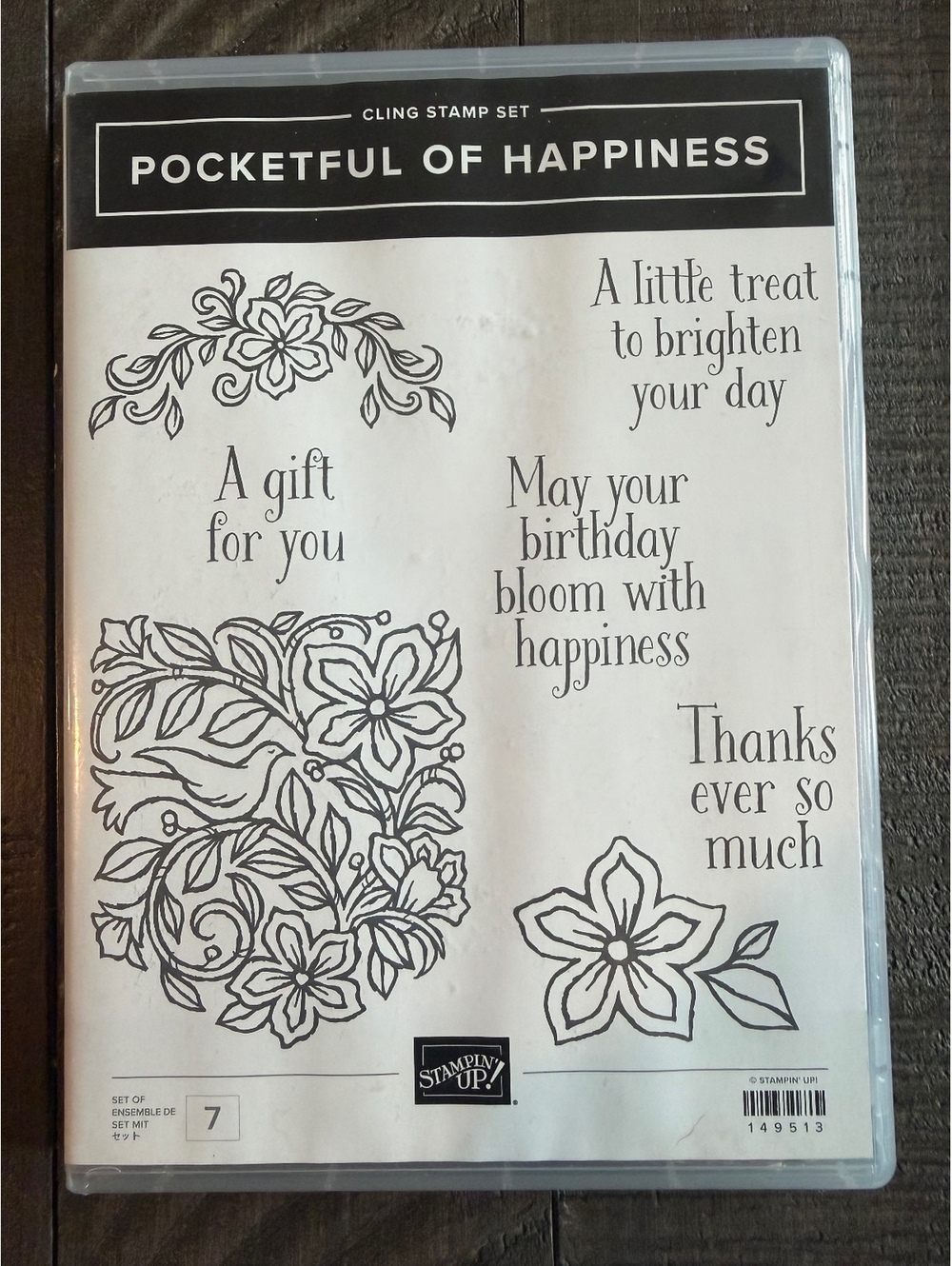 Stampin’ Up Pocketful Of Happiness stamp set with Pocket Dies